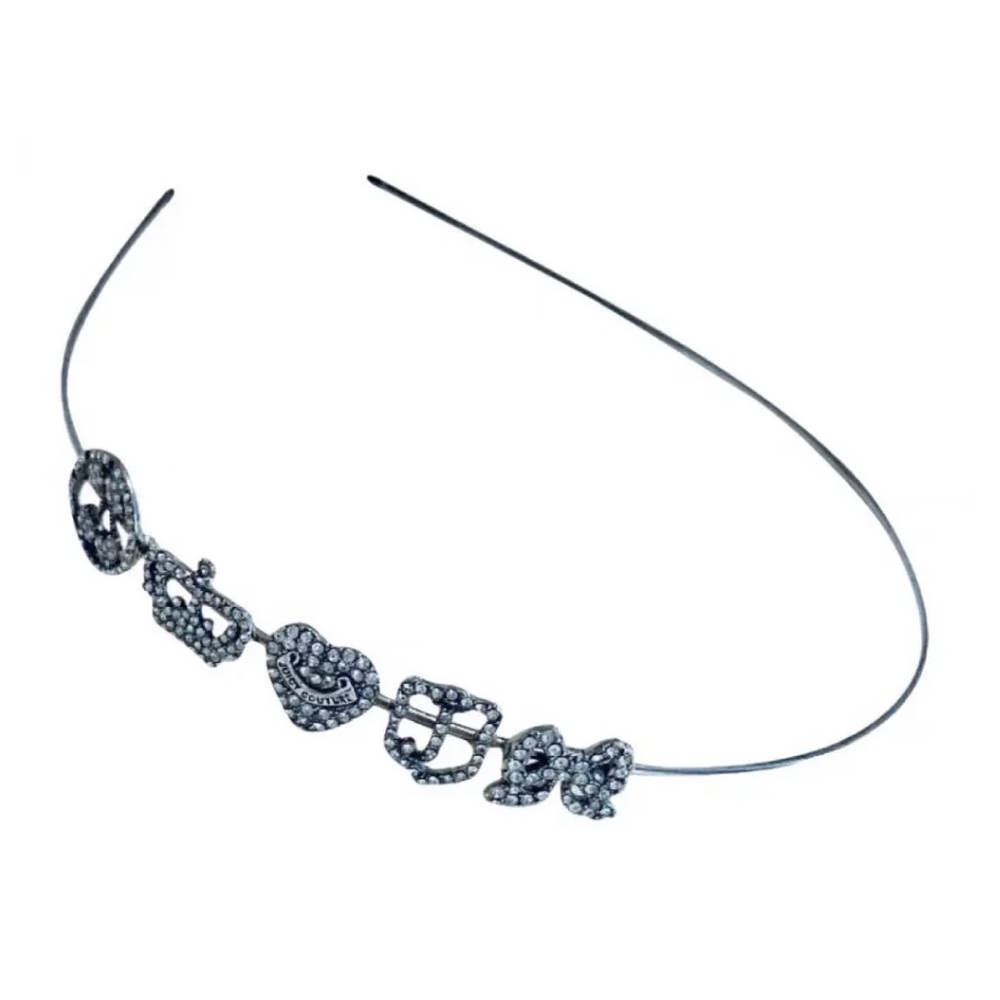 Juicy Couture Silver Crystal Hair Accessory